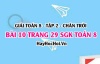 Bài 10 trang 29 Toán 8 Tập 2 Chân trời sáng tạo